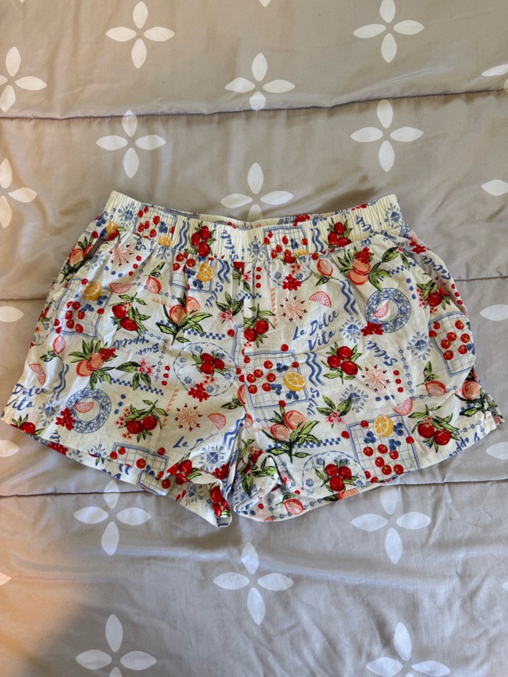 Vinyl Threads for Target Italian Print Mini Shorts size Small